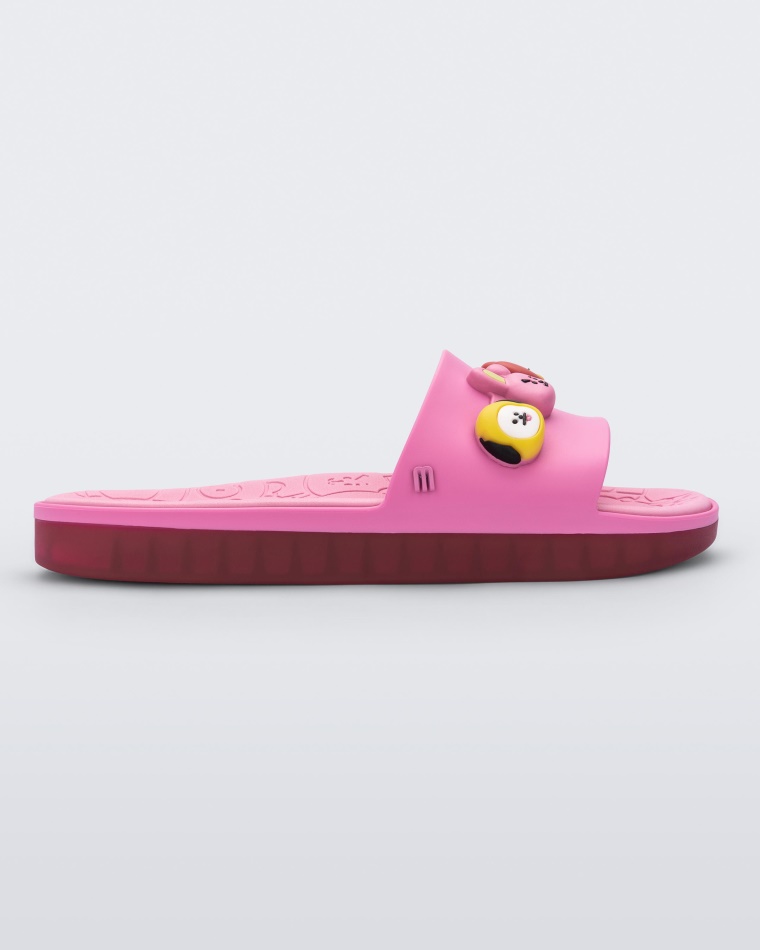 beach_slide_next_gen_bt21_pink_melissa.jpg Beach Slide Next Gen Bt21 Pink Melissa - Image 1