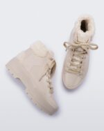 Beige Melissa Fluffy Sneaker - Image 3