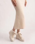 Beige Melissa Fluffy Sneaker - Image 6