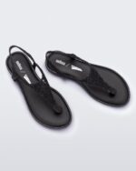 Black Melissa Campana Flow Sandal - Image 3