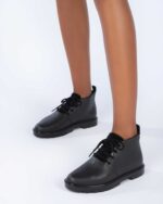 Black Melissa Fluffy Boot - Image 2