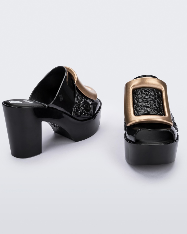 black_melissa_mule_buckle_up_viktor_rolf.jpg Black Melissa Mule Buckle Up Viktor & Rolf - Image 1