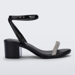 Black Shiny Heel Melissa