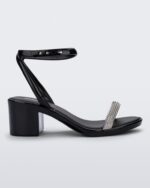 Black Shiny Heel Melissa