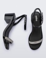 Black Shiny Heel Melissa - Image 4