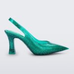 Green Slingback Heel Larroudé Melissa