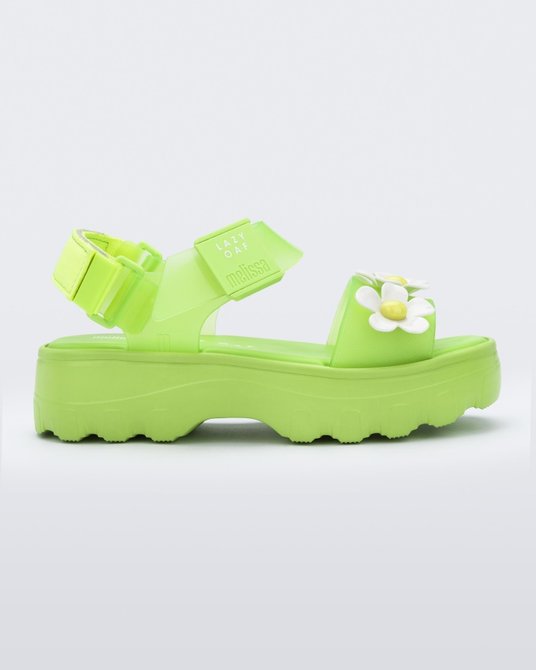 kick_off_sandal_lazy_oaf_melissa_green.jpg Kick Off Sandal Lazy Oaf Melissa Green - Image 1