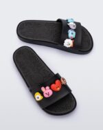 Melissa Beach Slide Next Gen Bt21 Black - Image 4