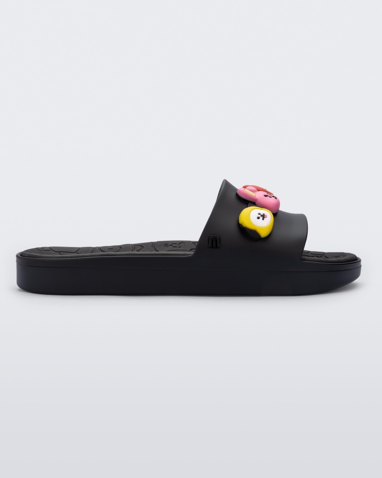 melissa_beach_slide_next_gen_bt21_black.jpg Melissa Beach Slide Next Gen Bt21 Black - Image 1