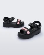 Melissa Black Kick Off Sandal Lazy Oaf - Image 3