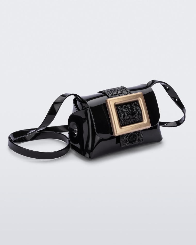 melissa_black_mini_cross_bag_buckle_up_viktor_rolf.jpg Melissa Black Mini Cross Bag Buckle Up Viktor & Rolf - Image 1