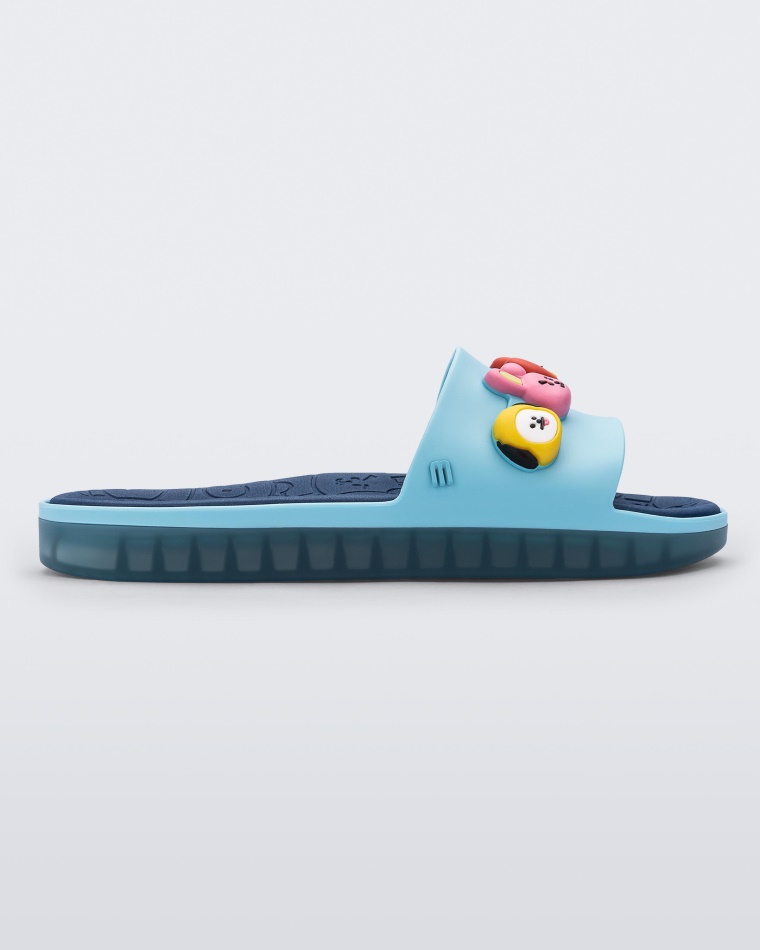melissa_blue_beach_slide_next_gen_bt21.jpg Melissa Blue Beach Slide Next Gen Bt21 - Image 1