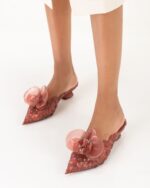 Melissa Court Shoe Flower Y Project Red - Image 2