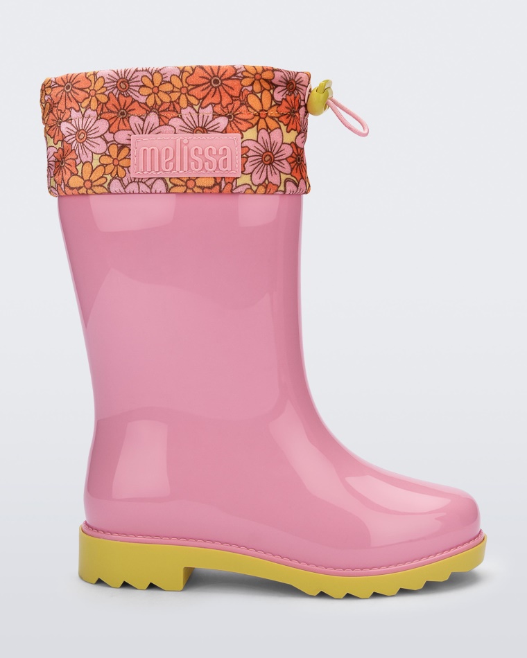 melissa_mini_rain_boot_kids_pink.jpg Melissa Mini Rain Boot Kids Pink - Image 1