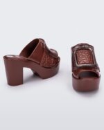 Melissa Mule Buckle Up Viktor & Rolf Brown