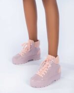 Melissa Pink Fluffy Sneaker - Image 2