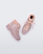 Melissa Pink Fluffy Sneaker - Image 4