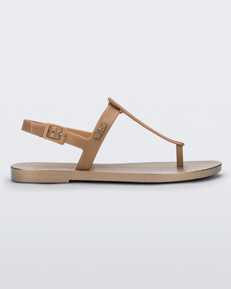 melissa_sun_ventura_metallic_gold.jpg Melissa Sun Ventura Metallic Gold - Image 1
