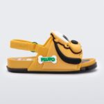 Mini Beach Slide Sandal Mickey And Friends Baby Yellow Melissa