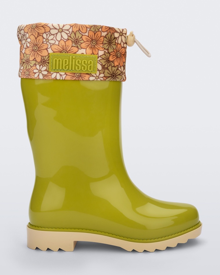 mini_rain_boot_kids_green_melissa.jpg Mini Rain Boot Kids Green Melissa - Image 1