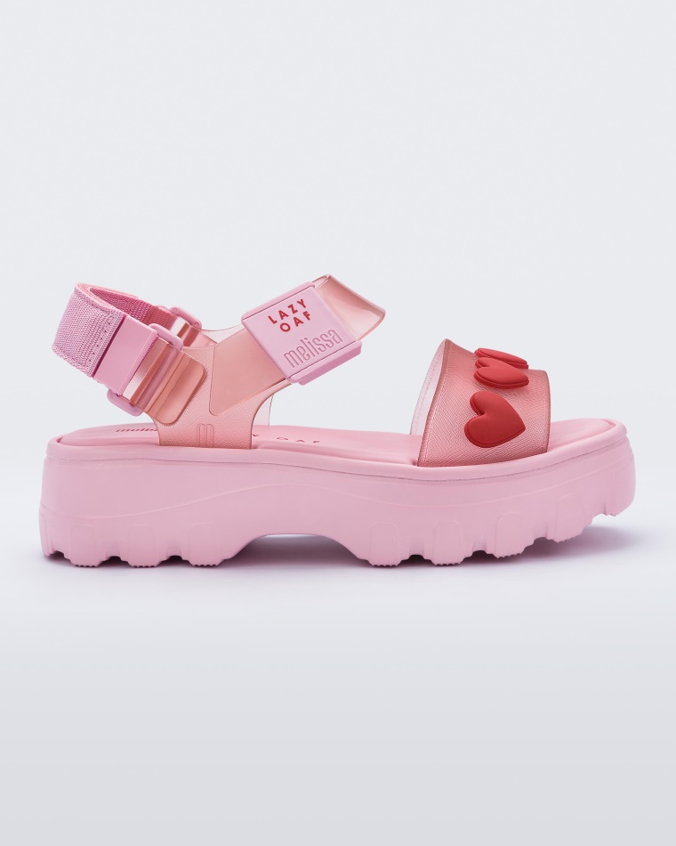 pink_melissa_kick_off_sandal_lazy_oaf.jpg Pink Melissa Kick Off Sandal Lazy Oaf - Image 1