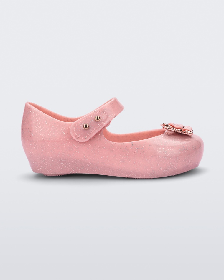 pink_melissa_mini_ultragirl_chrome_flower_baby.jpg Pink Melissa Mini Ultragirl Chrome Flower Baby - Image 1