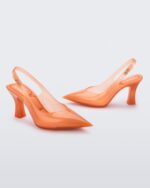Slingback Heel Larroudé Melissa Orange - Image 3