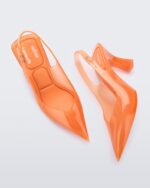 Slingback Heel Larroudé Melissa Orange - Image 4