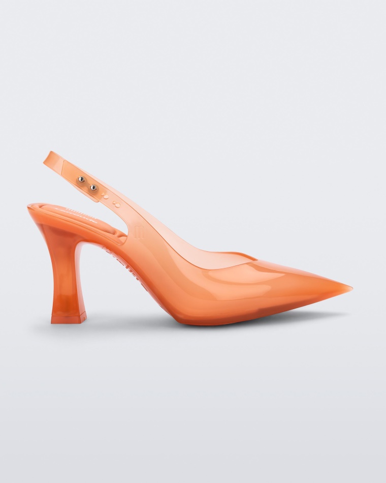 slingback_heel_larroude_melissa_orange.jpg Slingback Heel Larroudé Melissa Orange - Image 1