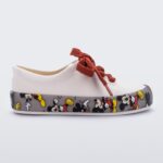 White Melissa Mini Street Mickey And Friends Baby